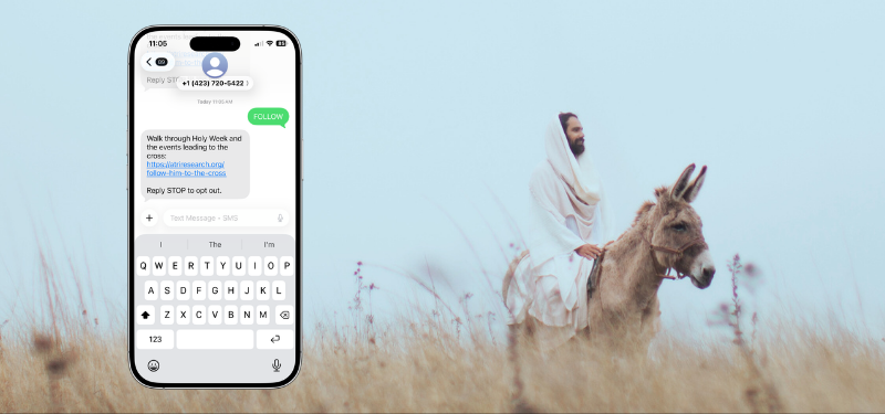 Follow Him SMS Top Right Homepage Ad 3